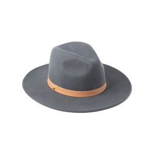 Lack of color Rocco fedora hat in blue size medium!